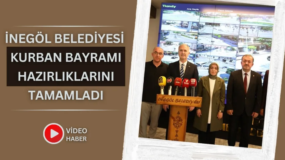 İnegöl Belediyesi kurban bayramı hazırlıklarını tamamladı