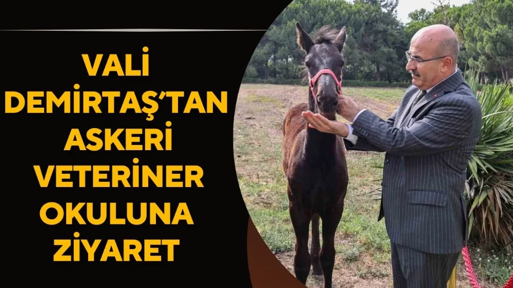 Vali Demirtaş’tan Askeri Veteriner Okulu’na ziyaret