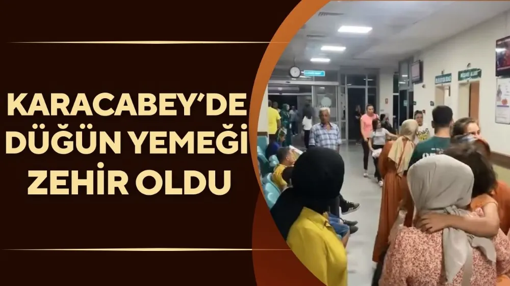 Düğün yemeği zehir oldu 