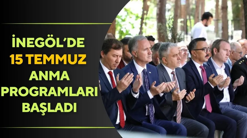 İnegöl’de 15 Temmuz Anma Programları Başladı