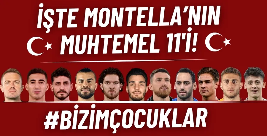 İşte Milli Takımın muhtemel 11