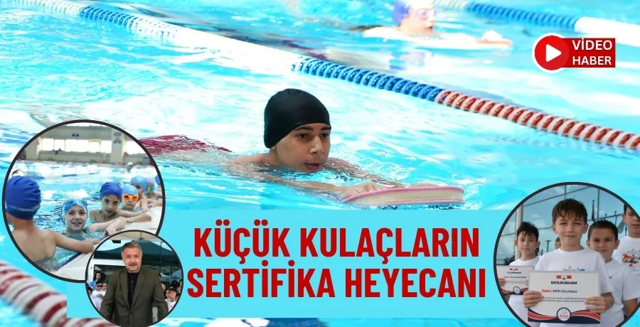 Küçük kulaçların sertifika heyecanı