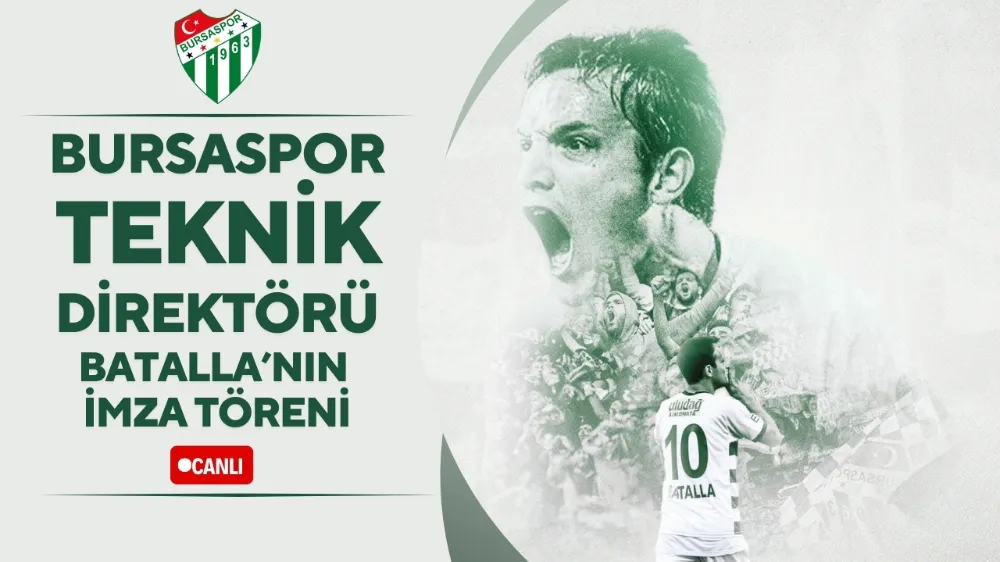 Bursaspor Teknik Direktörü Batalla