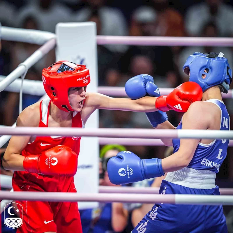 Milli boksör Hatice Akbaş, Paris Olimpiyatları’nda yarı finalde