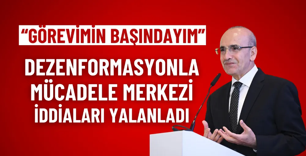 Hazine ve Maliye Bakanı Mehmet Şimşek