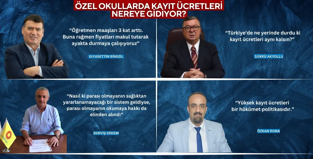 Eğitim paydaşları konuştu: Özel okullarda kayıt ücretleri nereye gidiyor?