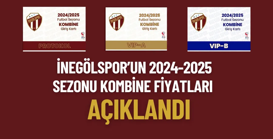 İnegölspor’un 2024-2025 sezonu kombine fiyatları belli oldu