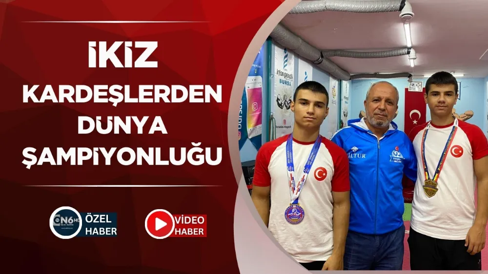 İkiz kardeşlerden Dünya şampiyonluğu