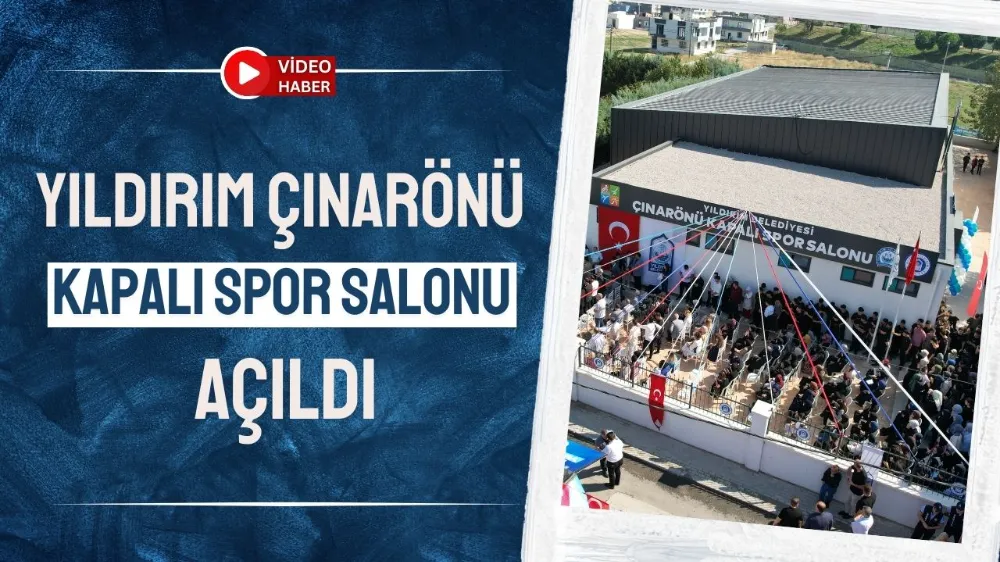 Çınarönü Kapalı Spor Salonu açıldı