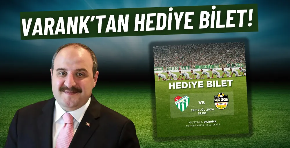 Mustafa Varank’tan iki taraftara hediye bilet!