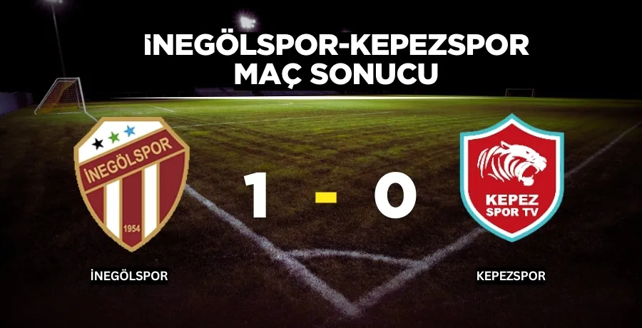 İnegölspor – Kepezspor maç sonucu 