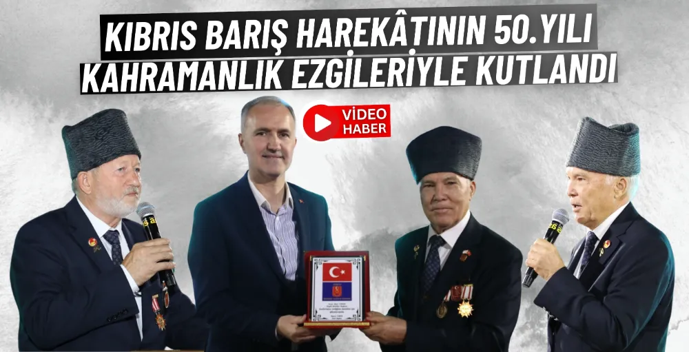 İnegöl’de Kıbrıs Barış Harekâtı’nın 50. Yılı coşkuyla kutlandı