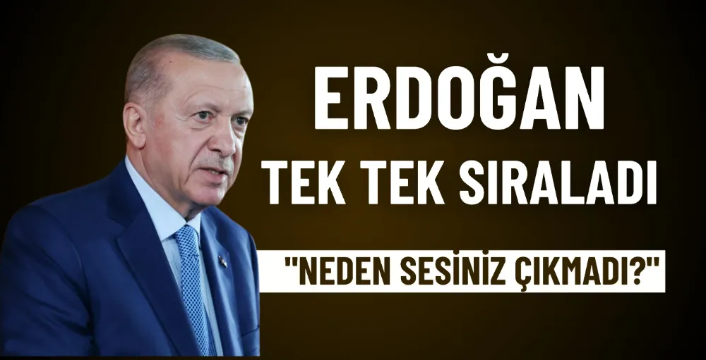 Cumhurbaşkanı Erdoğan’dan CHP’ye ihmalkarlık tepkisi: 