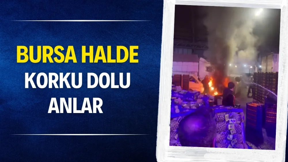 Halde park halindeki araç küle döndü