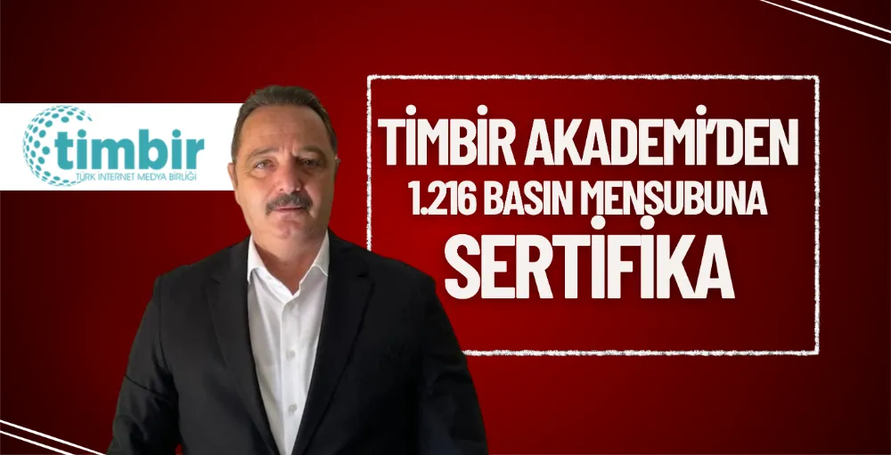 TİMBİR Akademi’den 1.216 basın mensubuna sertifika