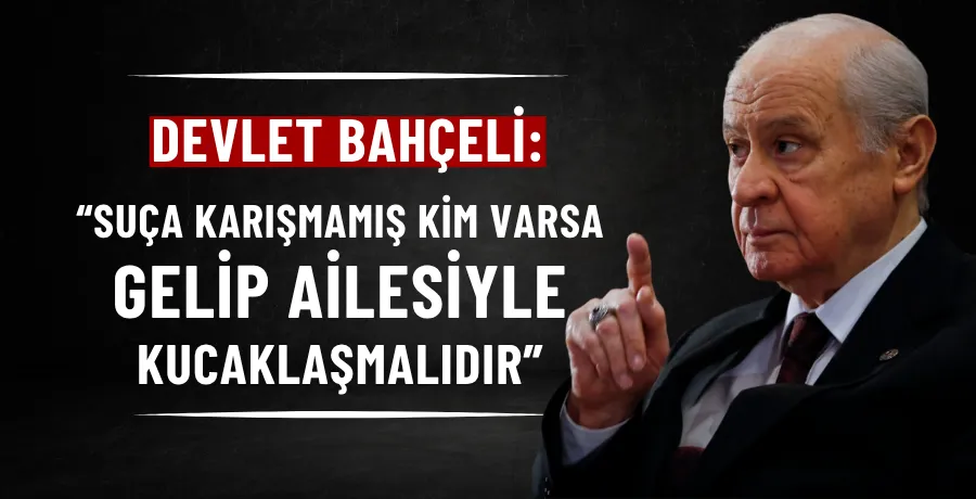 Bahçeli: 