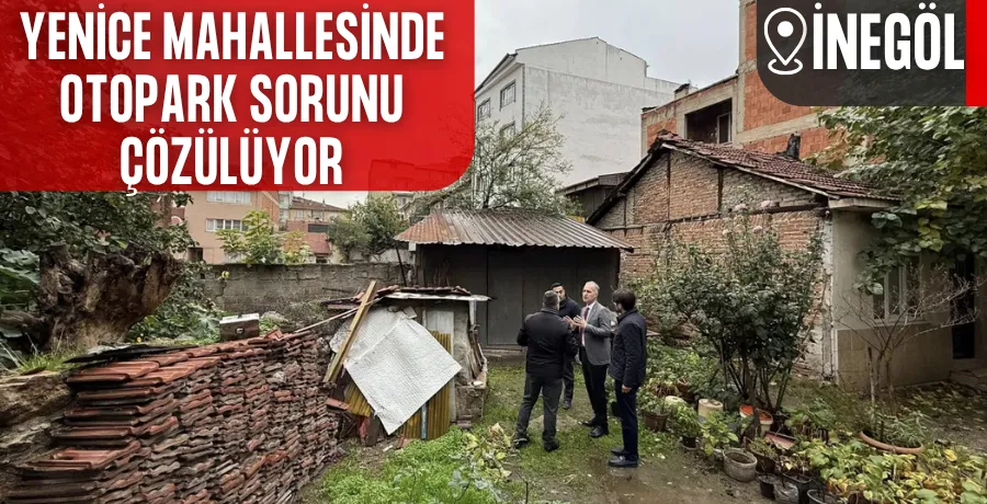 Yenice mahallesinde otopark sorunu çözülüyor