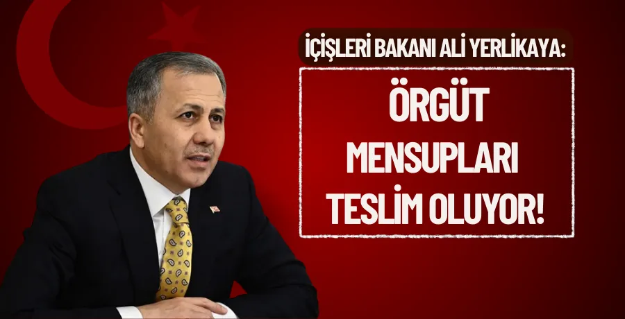 Bakan Yerlikaya açıkladı: 103 terörist teslim oldu