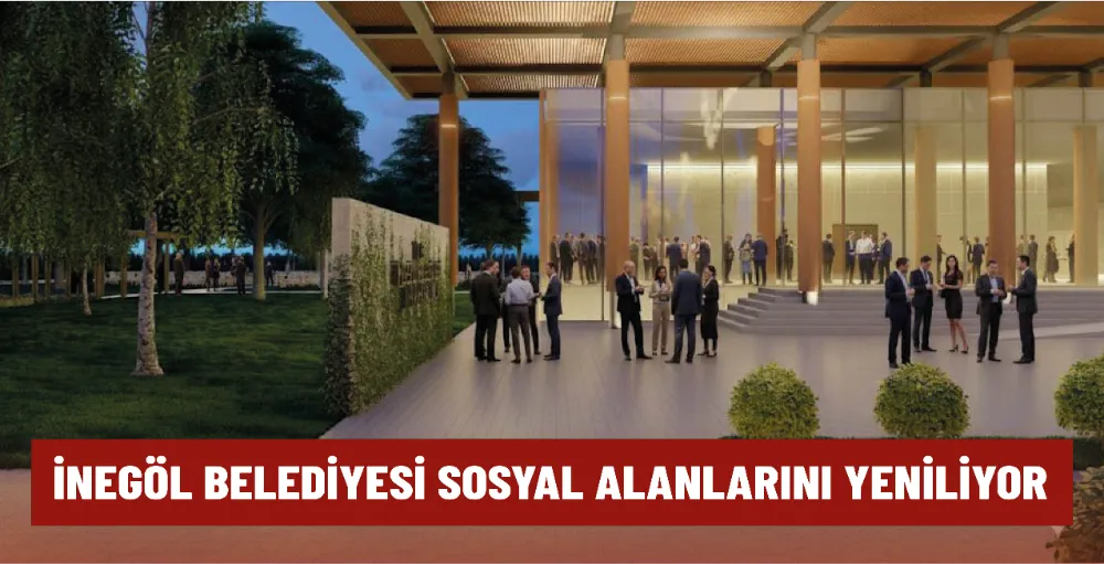 İnegöl Belediyesi sosyal alanlarını yeniliyor