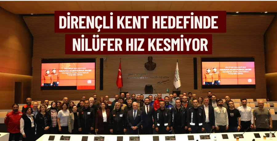 Dirençli kent hedefinde Nilüfer hız kesmiyor