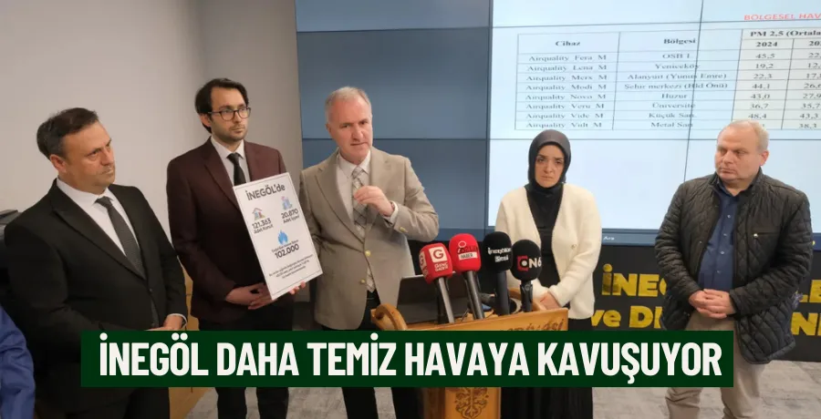 İnegöl daha temiz havaya kavuşuyor