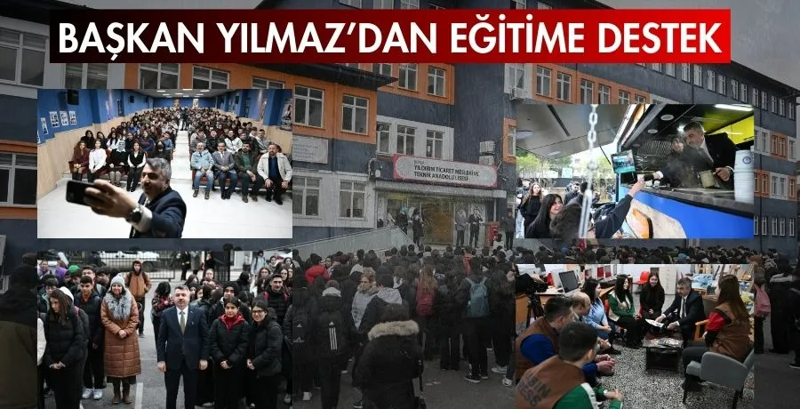 Yıldırım Belediye Başkanı, eğitime destek vermeye devam ediyor