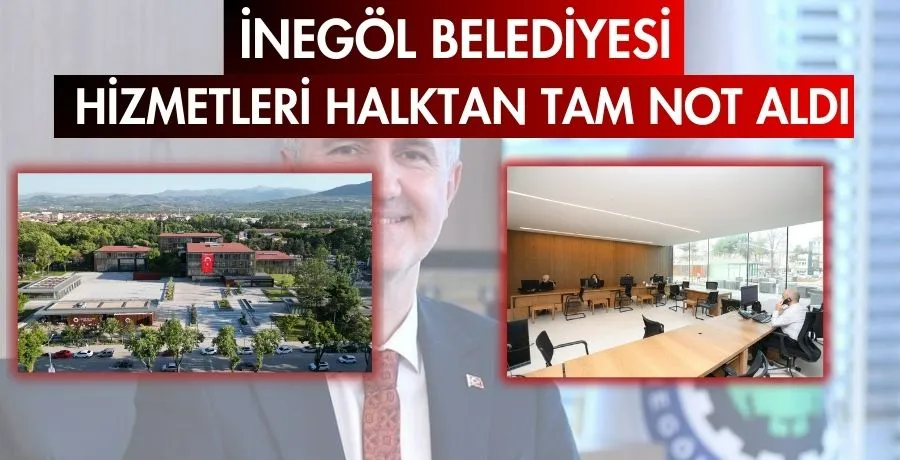 İnegöl Belediyesi hizmetleri halktan tam not aldı