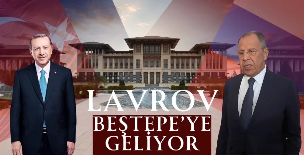 Cumhurbaşkanı Erdoğan, Lavrov ile Beştepe