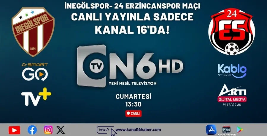 İnegölspor maçı 1 Mart