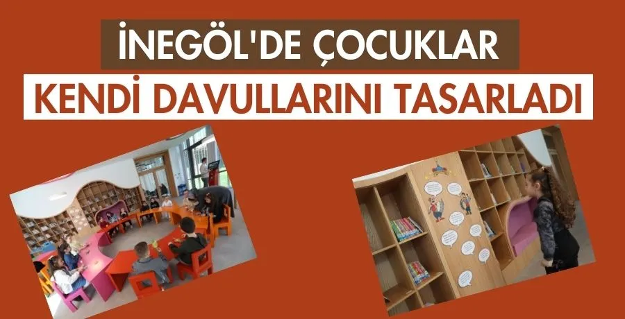 İnegöl’de çocuklar kendi davullarını tasarladı