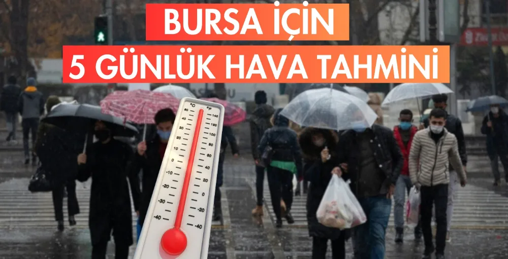 Bursa’da bahar bitti, kış geri geliyor!