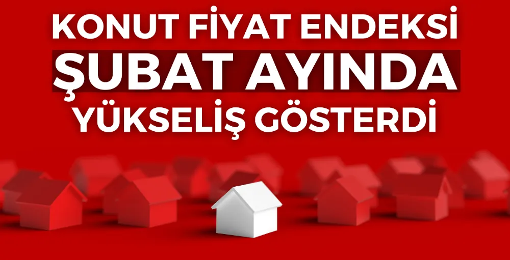 Konut fiyat endeksi şubat ayında yükseliş gösterdi