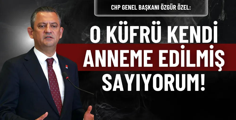 O küfrü kendi anneme edilmiş sayıyorum