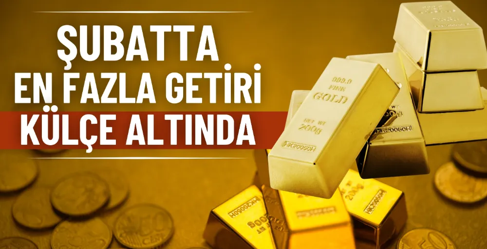 Şubatta en fazla getiri külçe altında
