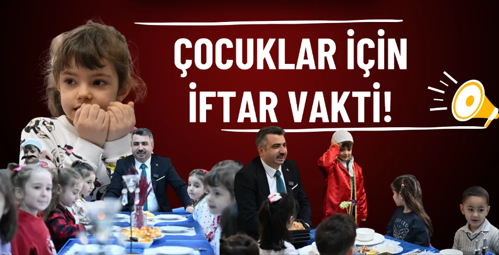 Yıldırım’da çocuklar için tekne orucu iftarı