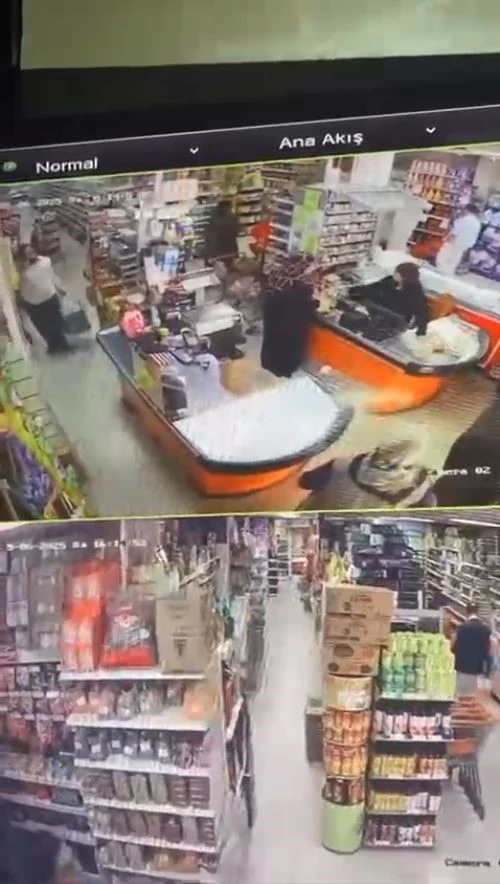 Başakşehir’de müşteri kılığında markete girdi, 4 koli kahve çaldı: O anlar kamerada
