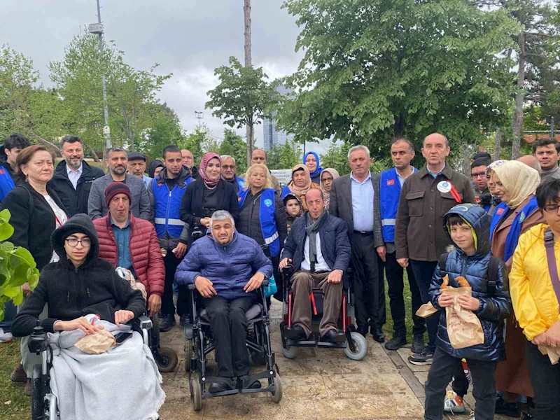 Ümraniye’de engelli vatandaşlar, 