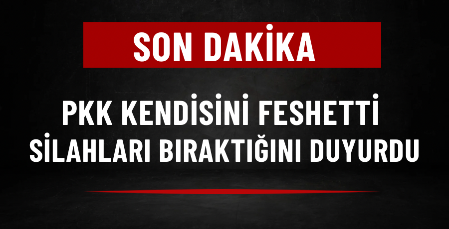 Pkk kendisini feshettiğini duyurdu
