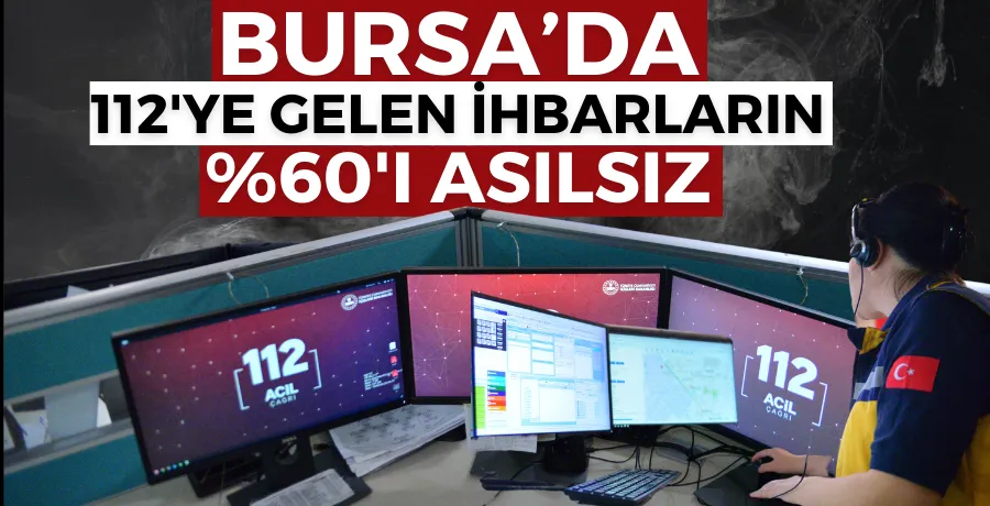Bursa’da 112