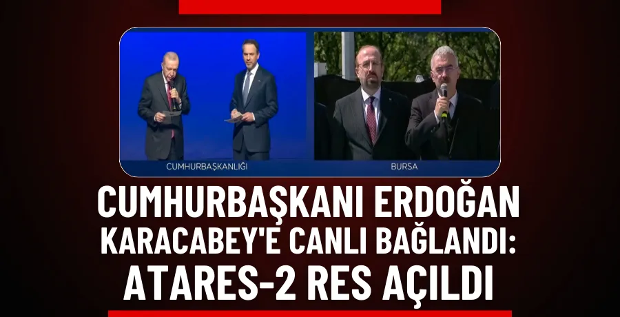 Cumhurbaşkanı Erdoğan Karacabey