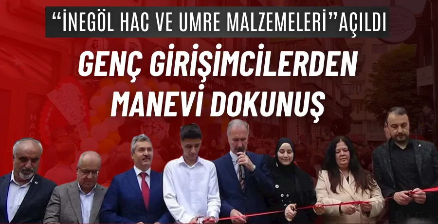 Genç girişimcilerden manevi dokunuş
