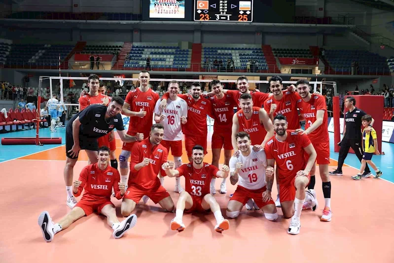 A Milli Erkek Voleybol Takımı, Slovenya’yı mağlup etti

