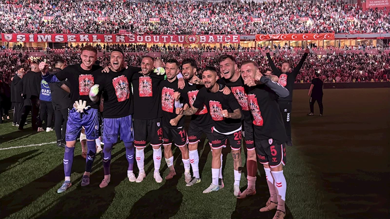 Samsunspor’dan Avrupa kutlaması