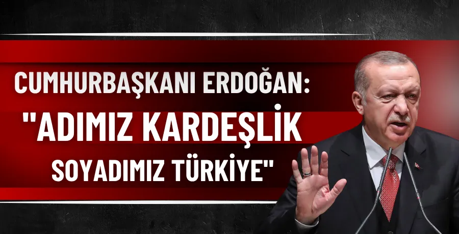 Cumhurbaşkanı Erdoğan: 