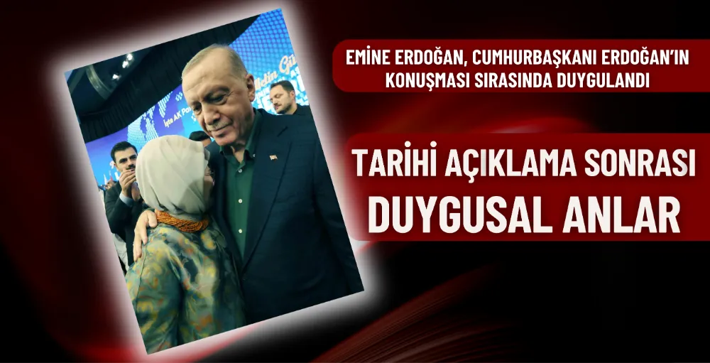 Tarihi açıklama sonrası duygusal anlar