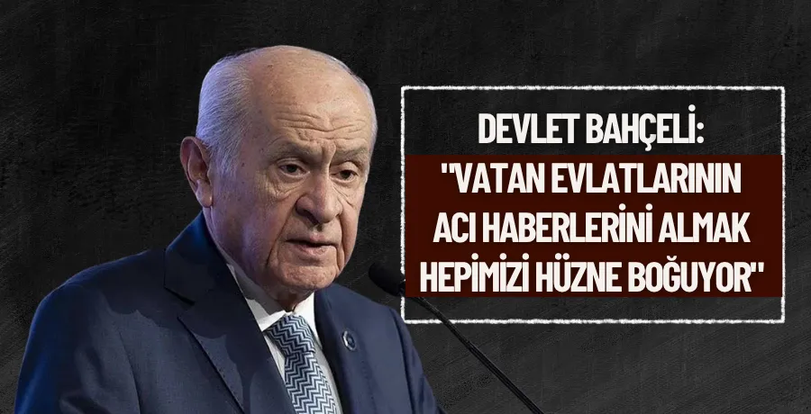 Bahçeli: 
