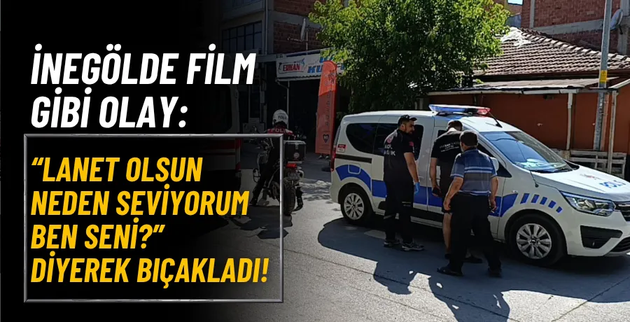 Parkta bıçakladığı kocasını elektrikli bisikletle hastaneye götürdü