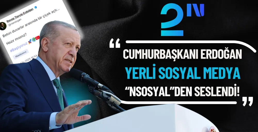 Erdoğan yerli sosyal medya platformundan seslendi!