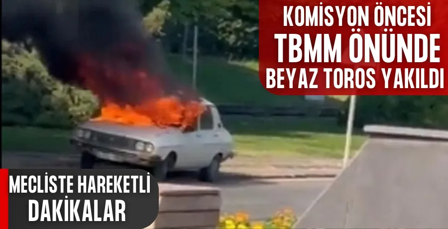 TBMM önünde beyaz toros provokasyonu! Suç makinesi gözaltında