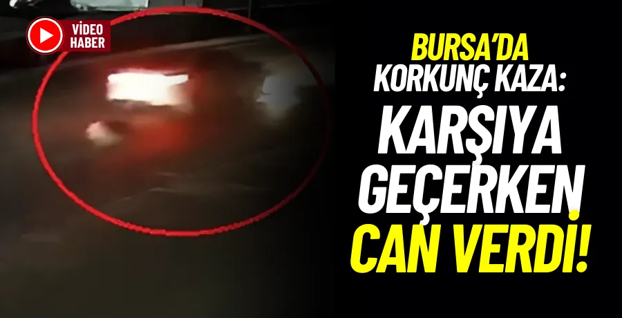 Otomobilin çarptığı yayanın öldüğü kaza kamerada